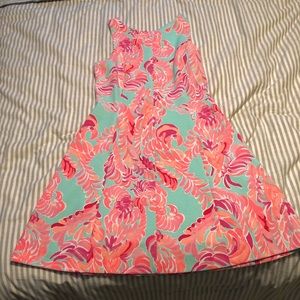 Lilly Pulitzer flamingo floral dress